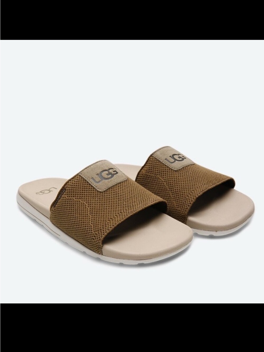 UGG Xavier Hyperweave Slides Sandals Khaki